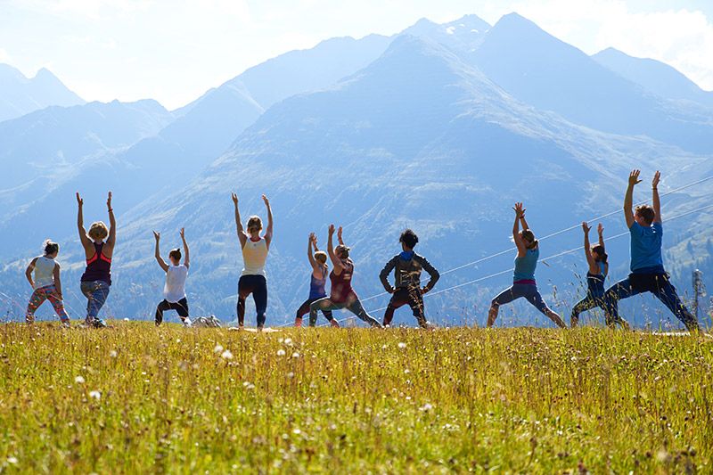 Yoga in St Anton on the Arlberg