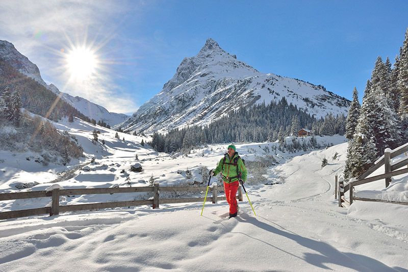 Schneeschuhwandern in Pettneu am Arlberg, Skitouren am Arlberg, St. Anton am Arlberg, Pettneu am Arlberg, Skifahren, Snowboarden Tirol
